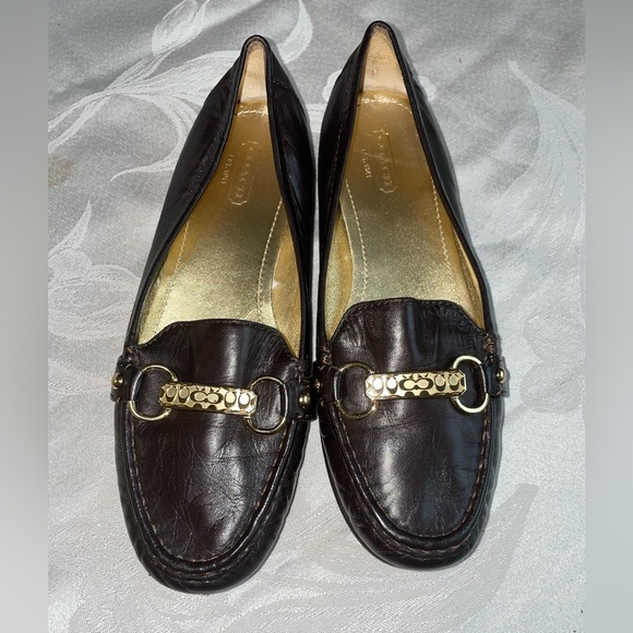 Coach Dark Brown Shoes - Picture 1 of 9